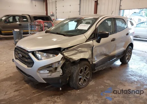 2018 Ford Ecosport S from USA, damaged, VIN MAJ6P1SL7JC179145